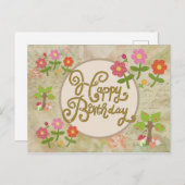 Streublümchen Postkarte (Vorne/Hinten)