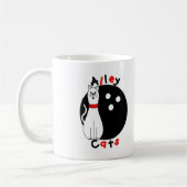 Streunende Katze Kaffeetasse (Links)
