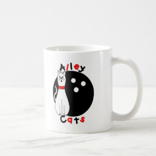 Streunende Katze Kaffeetasse