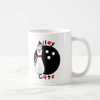 Streunende Katze Kaffeetasse
