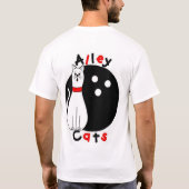 Streunende Katze T-Shirt (Rückseite)
