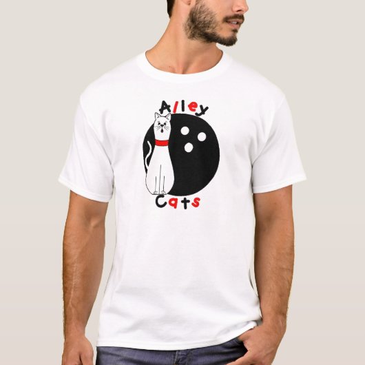 Streunende Katze T-Shirt (Vorderseite)