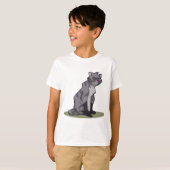 Streunende Katze T-Shirt (Vorne ganz)