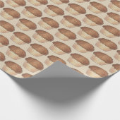 Streusel Crumb Muffin Frühstück Brunch Food Baking Geschenkpapier (Ecke)