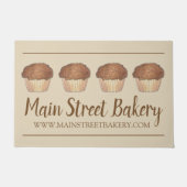 Streusel Crumb Muffin, gebacken von Bäckerei Baker Fußmatte (Vorderseite)