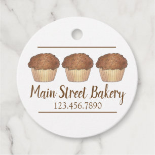 Streusel Crumb Muffin, gebacken von Bäckerei Baker Geschenkanhänger