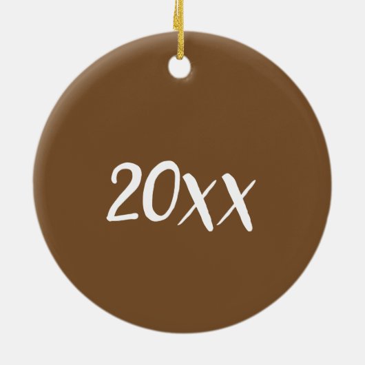 Streusel Crumb Muffin, gebacken von Bäckerei Baker Keramik Ornament (Hinten)