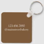 Streusel Crumb Muffin, gebacken von Bäckerei Baker Schlüsselanhänger (Rückseite)