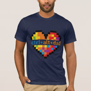 Strg + Alt + Dad Geek Dad T-Shirt