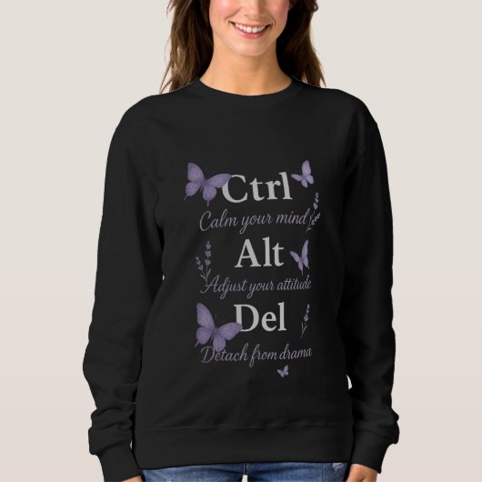 STRG,ALT,DEL SWEATSHIRT (Vorderseite)