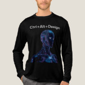 Strg+Alt+Design Tri-Blend Shirt (Vorderseite)