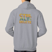 Strg+Alt+Entf Computertastatur Hoodie (Rückseite)