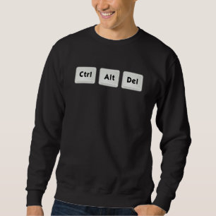 STRG ALT ENTF Drei-Finger-Gruß Design Sweatshirt