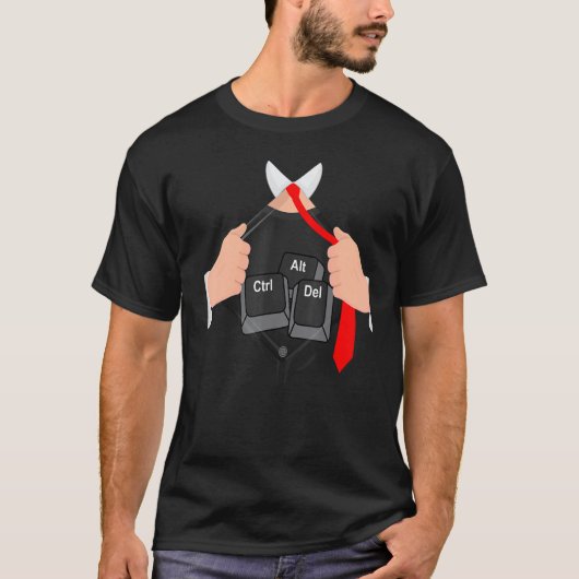 Strg Alt Entf I Computer-Hacker-Code-Hacking-Es Pr T-Shirt (Vorderseite)