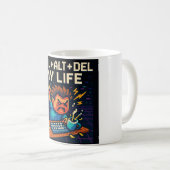 STRG - ALT - ENTF MEIN LEBEN TASSE (VorderseiteRechts)