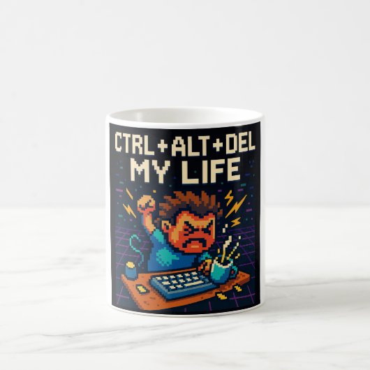 STRG - ALT - ENTF MEIN LEBEN TASSE (Mittel)