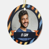 Strg + Alt + Fox - Weihnachten im Büro Keramik Ornament (Links)