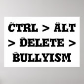 Strg > Alt > Löschen > Bullyism - Anti Bullyism Poster (Vorne)