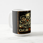 Strg Alt Löschen – Neustart Leben Tech Humor Kaffeetasse (Vorderseite Links)