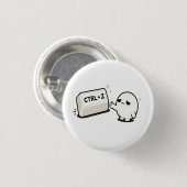 Strg Z Fehler rückgängig machen - Lustige Tech Süß Button (Vorne & Hinten)