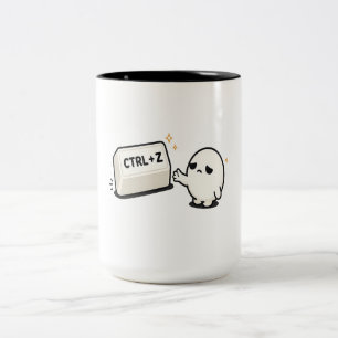 Strg Z Fehler rückgängig machen - Lustige Tech Süß Zweifarbige Tasse