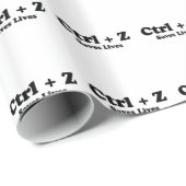 Strg Z Geschenkpapier (Rolleneckpunkt)