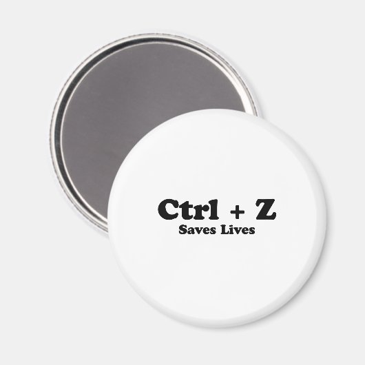 Strg Z Magnet (Vorderseite/Rückseite)