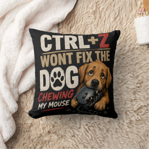 STRG + Z wird den Hund, der an meiner Maus kaut, n Kissen