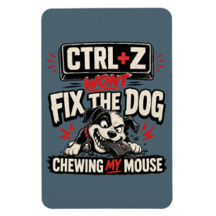 STRG + Z wird den Hund, der an meiner Maus kaut, n Magnet