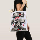 STRG + Z wird den Hund, der an meiner Maus kaut, n Tasche (Von Nahem)