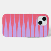 Striation Hot Pink und Lila Case-Mate iPhone Hülle (Rückseite (Horizontal))