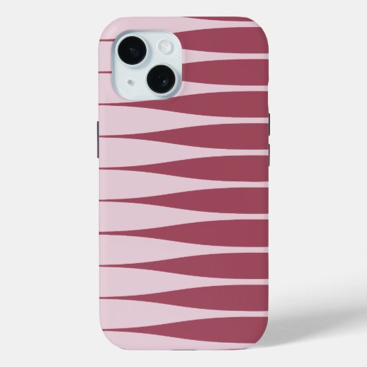 Striation Pink und Wein iPhone-Hülle Case-Mate iPhone Hülle (Rückseite)