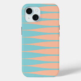 Striation Soft Aqua und Pfirsich iPhone-Hülle Case-Mate iPhone Hülle
