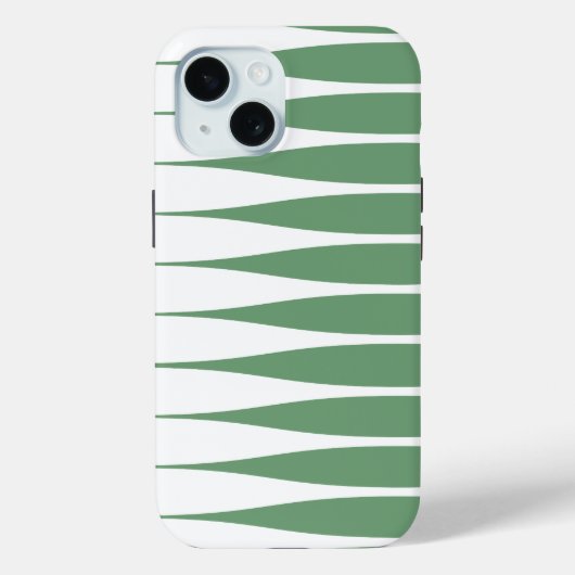 Striation Weiß und Grün iPhone-Hülle Case-Mate iPhone Hülle (Rückseite)