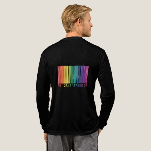 Strichcode 2. Ausgabe Tri-Blend Shirt (Voller Rücken)