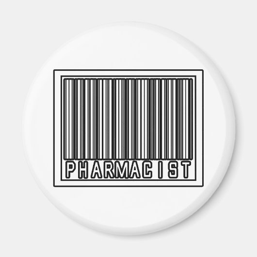 Strichcode Apotheker Magnet (Vorne)