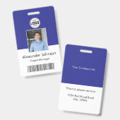 Strichcode-Code für Foto-ID Ausweis (Vorder- & Rückseite)