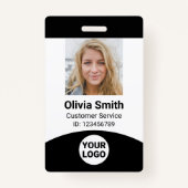 Strichcode des benutzerdefinierten Fotos Name Roll Ausweis (Vorderseite)