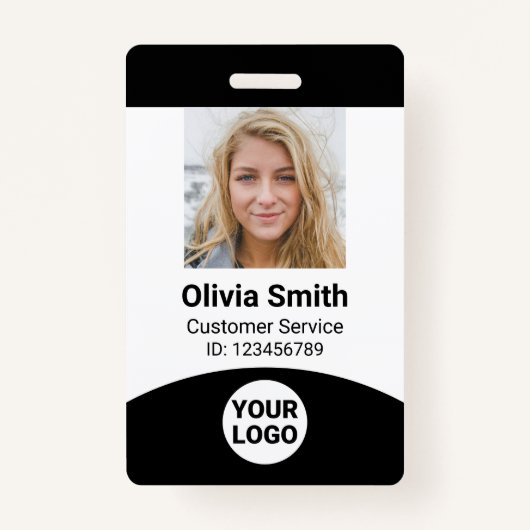 Strichcode des benutzerdefinierten Fotos Name Roll Ausweis (Vorderseite)