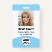 Strichcode des benutzerdefinierten Fotos Name Roll Ausweis (Vorderseite)