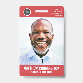 Strichcode des einfachen Round-Logos für Mitarbeit Ausweis