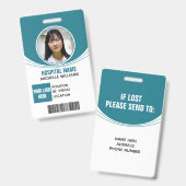 Strichcode des Logos für kundenspezifische Fotos Ausweis (Vorder- & Rückseite)