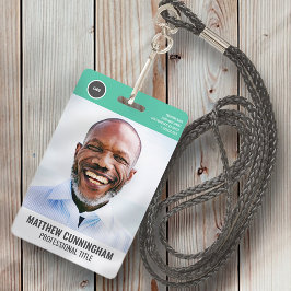 Strichcode des modernen Round-Logos für Mitarbeite Ausweis