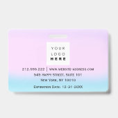 Strichcode Foto Krankenpflege Ärztin Gesundheitsfü Ausweis (Back)