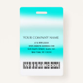 Strichcode Foto Name ID Card Medizinische Operatio Ausweis (Rückseite)