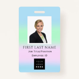 Strichcode Foto Name IDCard NURSE Health CareDocto Ausweis