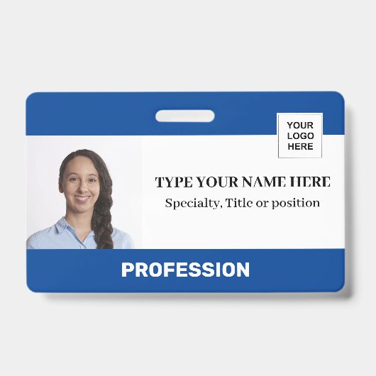 Strichcode für das Foto | Personalisierter Arbeitn Ausweis (Vorderseite)
