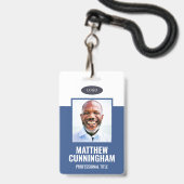 Strichcode für den Benutzer des Logos Ausweis (Front with Lanyard)