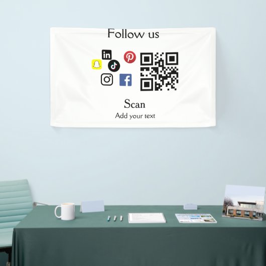 Strichcode für einfache Business Company-Website Banner (Messeveranstaltung)