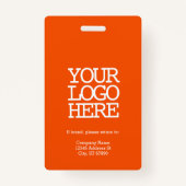 Strichcode für Mitarbeiter von benutzerdefinierten Ausweis (Rückseite)